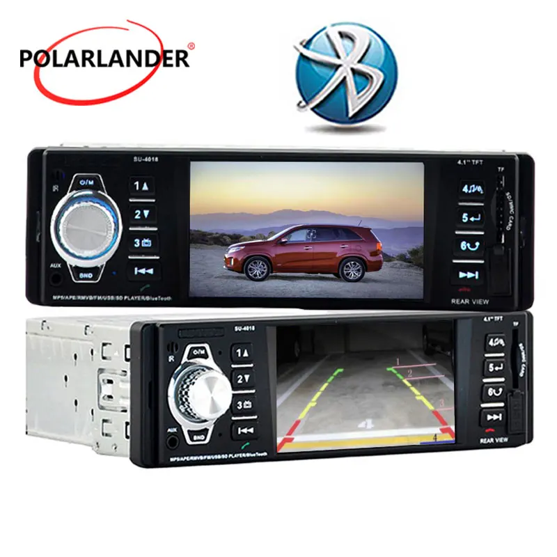 

1 din 1080P video car radio Autoradio radio cassette player 4.1 inch Bluetooth TFT screen mp5 player USB/SD/AUX FM stereo