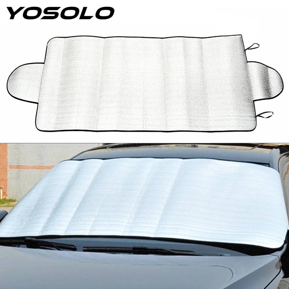 YOSOLO Car Windshield Sun Shade Windshield Film Car Styling Durable Sun Reflective Shade Foldable UV Protect