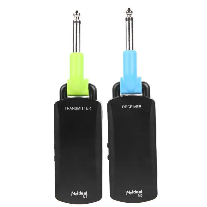 

M5 5.8G Wireless Guitar System Transmitter+Receiver 50M Transmission Range for Acoustic Electric Guitar Bass 145mm*35mm*10mm