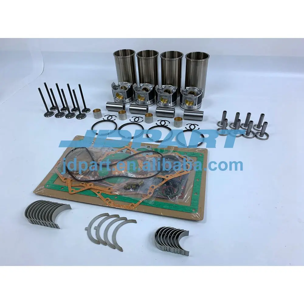 4bd1 Rebuild Overhual Repair Kit With Valves Engine Bearings Cylinder