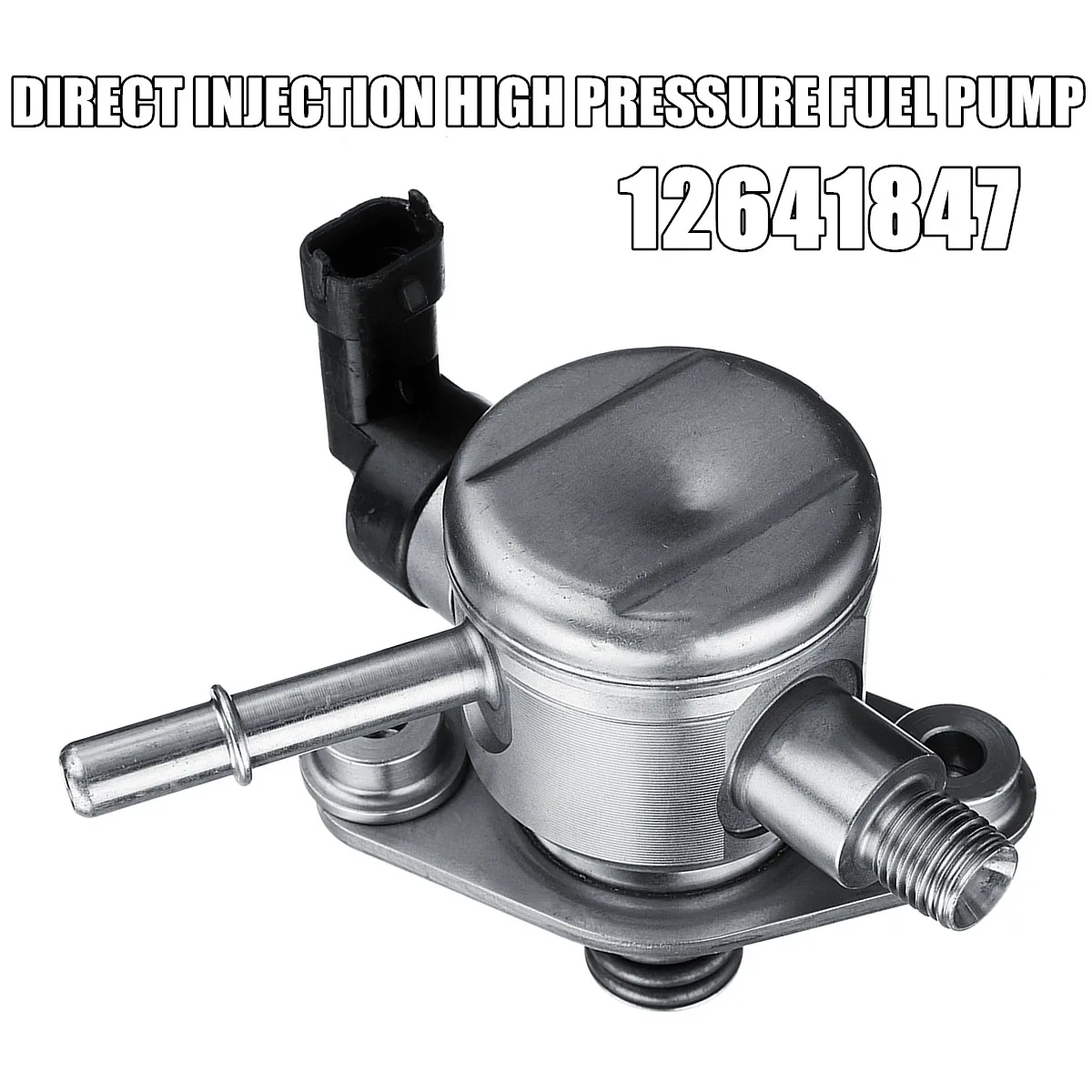 

12641847 Direct Injection High Pressure Fuel Pump Fits For Buick/Chevrolet/GMC 12x9x10cm Stainless Steel 2 Mount Hole Male Type