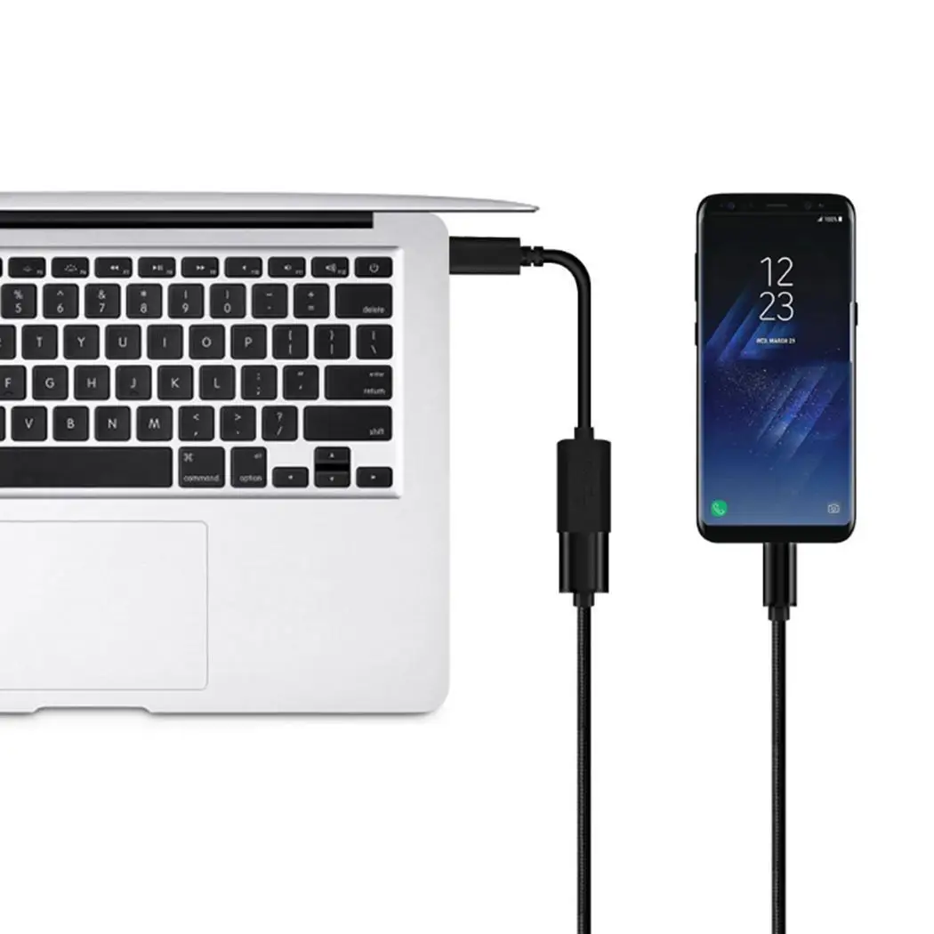 Кабель OTG type C USB 3 0 для зарядки стильный дизайн с характерным видом. 20 см/7 87 дюйма