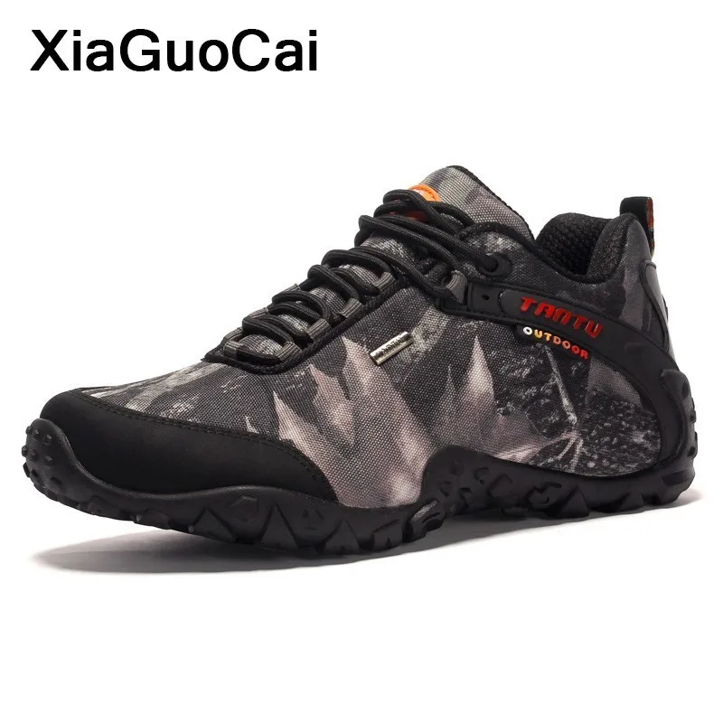 

New Arrival Men Shoes Plus Size Outdoor Breathable High Quality Man Casual Shoes Camouflage Male Footwear Lace Up Waterproof