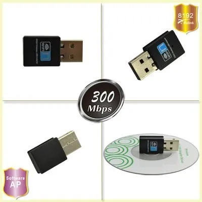 KuWFi 300 м USB wifi адаптер Realtek RTL8192EU чипсет 2T2R мини беспроводная wifi сетевая карта 802,11 n/g/b wifi LAN адаптер