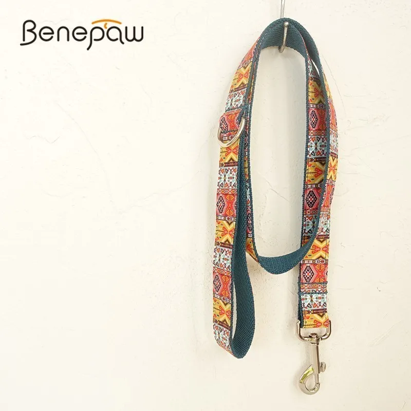 

Benepaw High-end Ethnic Leash Dog Durable Leashes For Small Large Dogs Puppy Hot Sale Pet Dog Accessories 2019