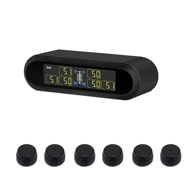 

TPMS Tire Pressure Monitoring System Sensor Tire Pressure Monitor Wireless Tire Pressure Monitoring Alarm System LCD Display