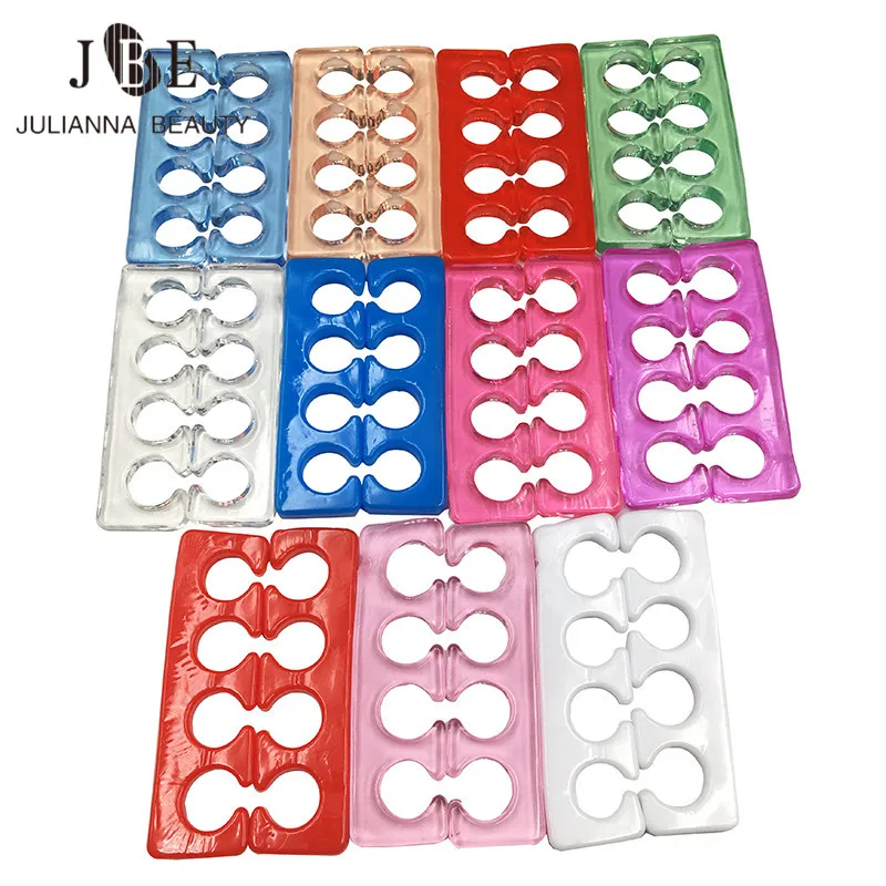 

3 Pairs Silicone Toe Separator Protector Foot Care Nail Art Decoration Tools Finger Care Manicure Pedicure Nail Accessories