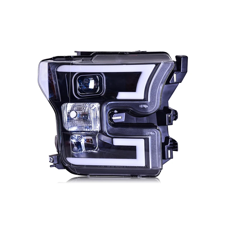 Головной светильник в сборе для Ford F150 светодиодный светильник дневного света Ксенон ближнего света дальнего света