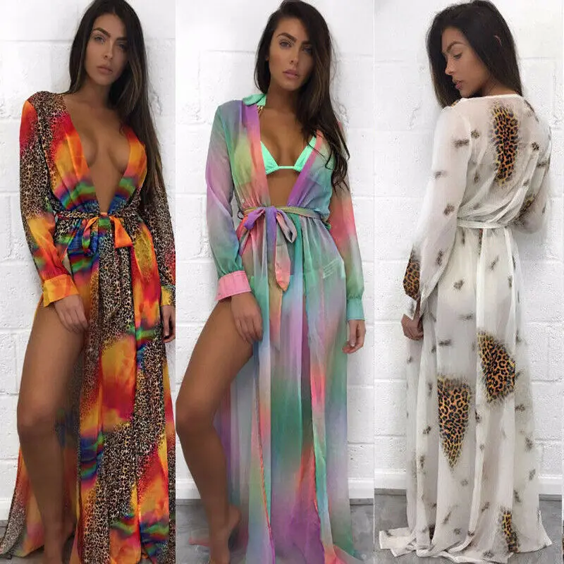 

2019 Sexy Beach Cover Up Women Dress Tunic Pareos Ladies Kaftan Robe Cover up Woman Beach Wear Swimsuit