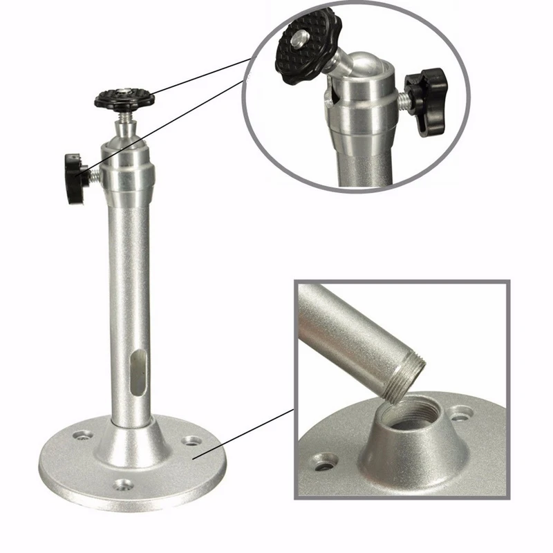 New Arrival 1pc 360 Degree Adjustable Projector Ceiling Mount Stand 18CM Wall Projector Bracket Metal Swivel Mount New Arrival 1pc 360 Degree Adjustable Projector Ceiling Mount Stand 18CM Wall Projector Bracket Metal Swivel Mount