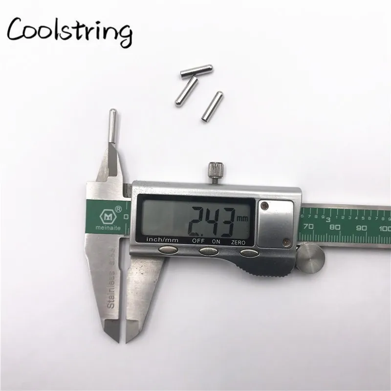 Coolstring 4pcs/1Set 3.0*12.7mm Bullet Metal Aglets Silver Shoe Lace Tips Replacement Head For Shoestrings Clothes Accessories