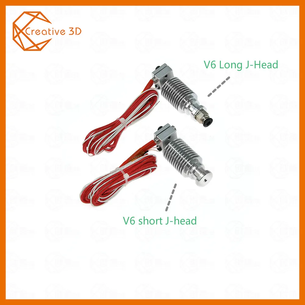 

3D V6 remote extrusion head extruder with Thermistors Cartridge Heater 1.75mm J-HEAD hotend long/short distance extruder bowden