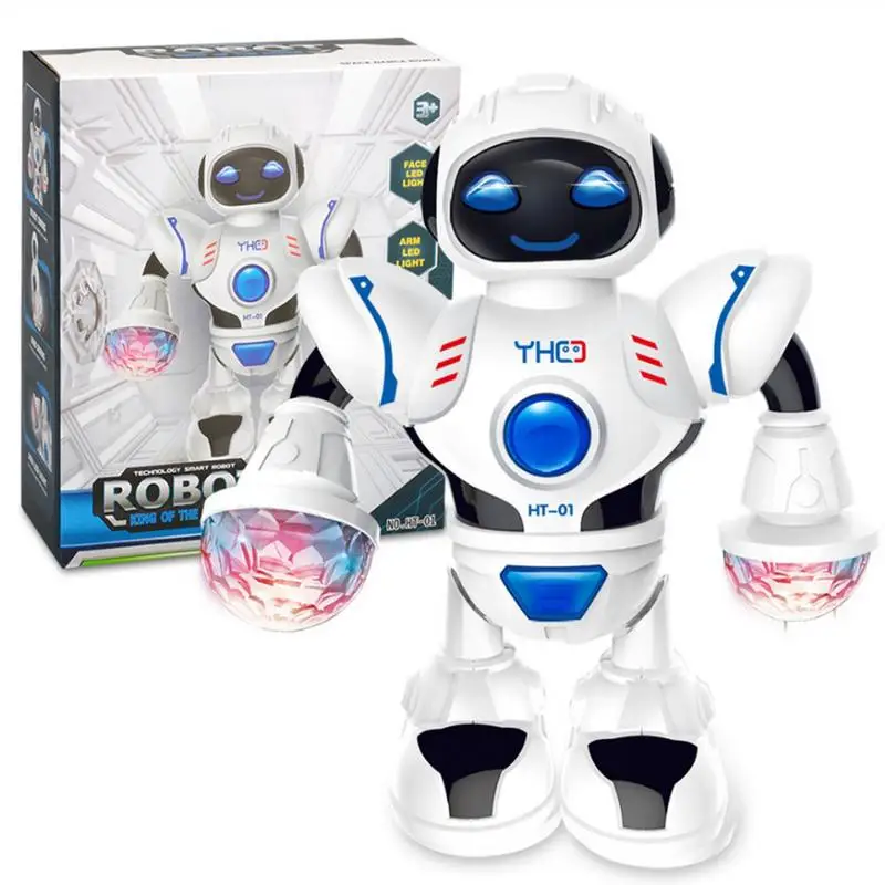 

New Electric Robot With Light Sound Large Simulation War Police Walk Fired Bullets Robot Toy For Boys Children Birthday Gift