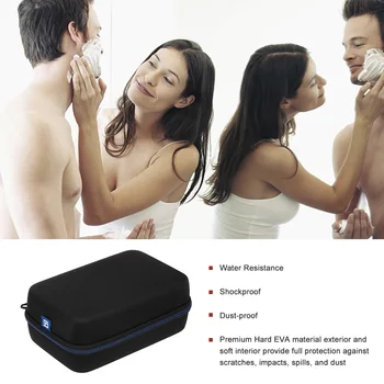 

Storage Travel EVA Hard Shaver Case Convenient Durable Organizer for Trimmer Shaver and Accessories