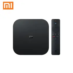 Xiaomi Mi Box S 2GB DDR3 8GB 4K Android 8,1 5G wifi Bluetooth 4,2 tv Box с голосовым управлением