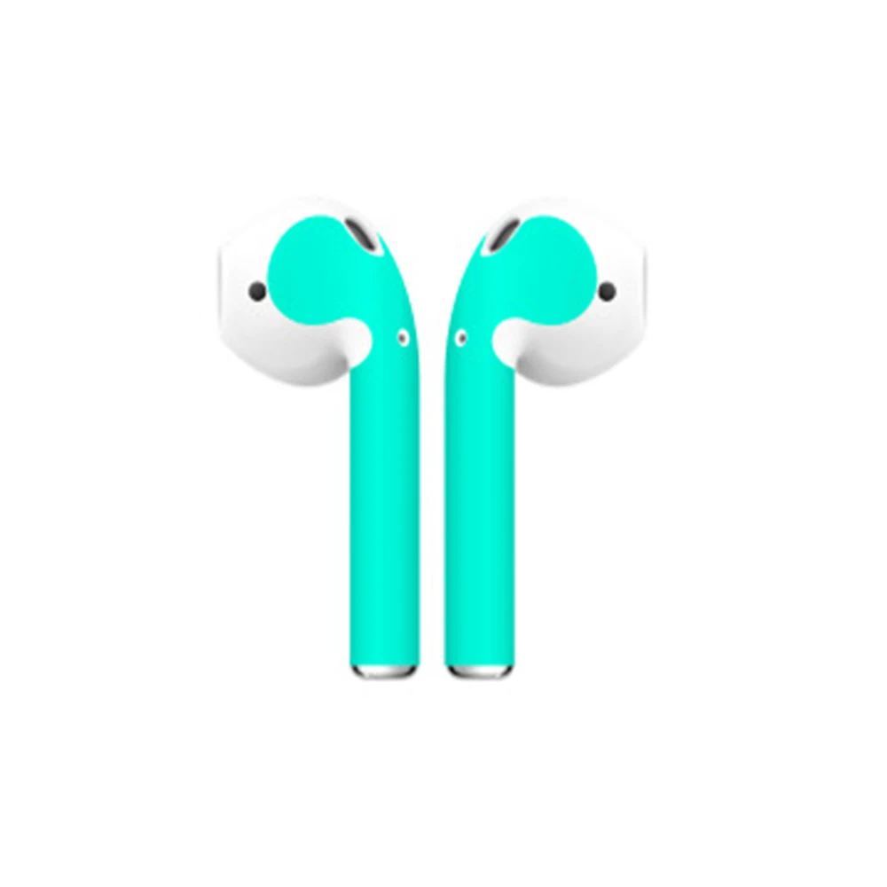 Дропшиппинг тонкая кожа Наклейка для Apple Airpods Air Pods наушники наклейка Наушники Аксессуары