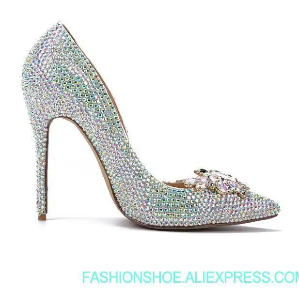

Diamond butterfly pointed toe woman Wedding Shoes High Heels Bride Dress crystal Shoes Show rhinestones high heel wedding shoes