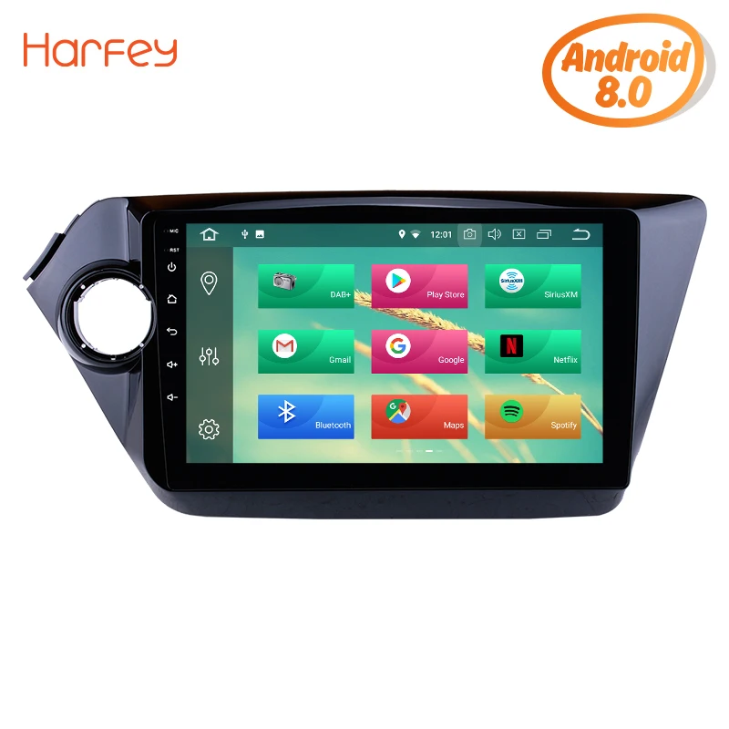 Sale Harfey Android 8.0/8.1 9 Inch Car Radio Multimedia Player GPS Head Unit For 2012 2013 2014 2015 KIA K2 RIO Support Rear camera 0
