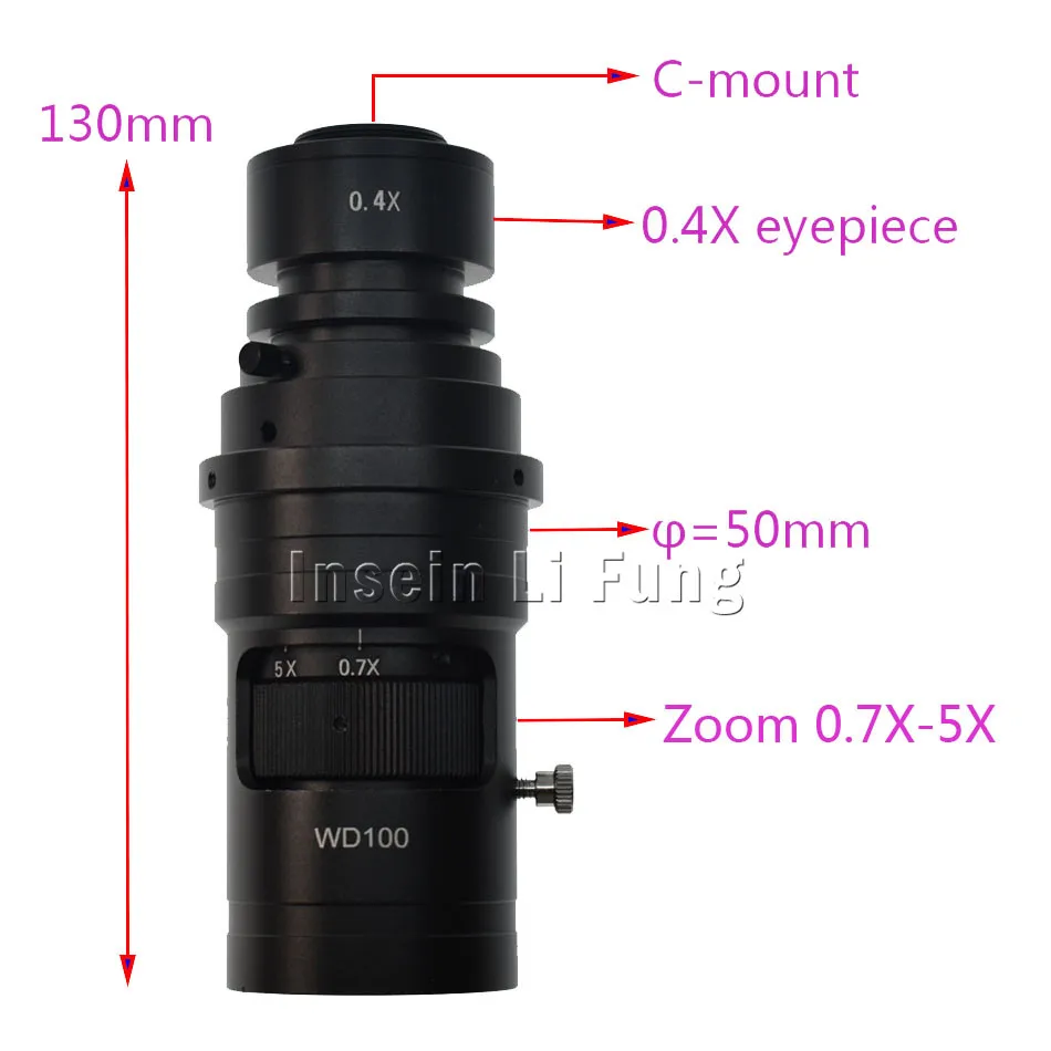 21MP HDMI USB Video микроскоп Камера + 10X 200X зум c креплением рабочее расстояние 100 мм 150 144