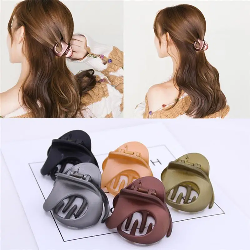 

5 Pcs Hair Claws Simple Large Non Slip Irregular Vintage Hair Clips Barrettes Clamp for Women Girls