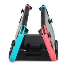 OSTENT двойной usb Тип C зарядная док-станция электростанция Колыбель Подставка для nintendo Переключатель консоли