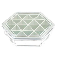 Шестиугольная ледяная квадратная формочка лоток кухонный самодельный лед, Коробка Для Хранения Крема, кухонные инструменты, коробка для изготовления льда, квадратная коробка, модель решетки