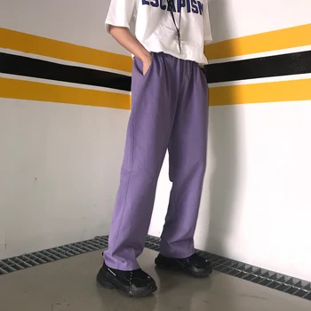 

Summer Fashion Trend Youth Style Small Fresh Wild Ins With The Same Paragraph Solid Color New Pocket Casual Pants Men's Trousers