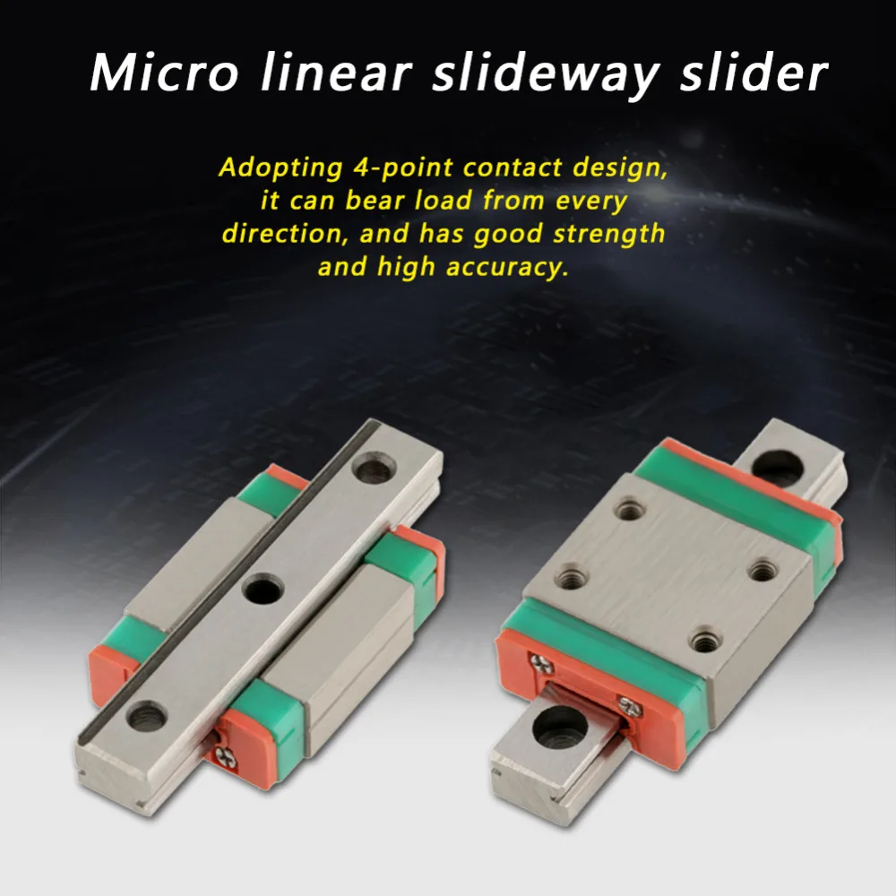 

1 PC Linear Guide Rail LWL7B Miniature Linear Rail Guide 7mm Width+Slide Block 40/55 mm Linear Slide Rail Lineaire geleiderail