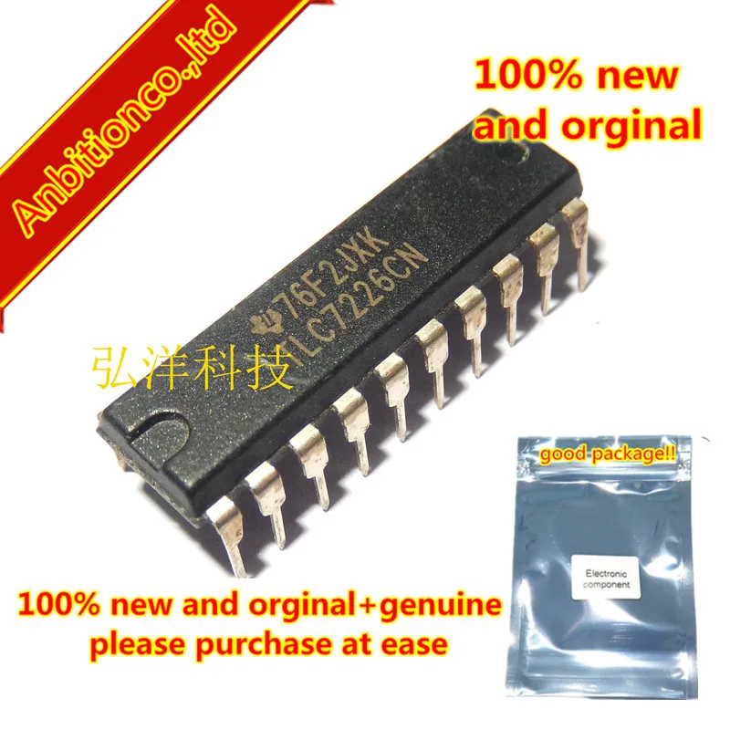 5pcs 100% new and orginal TLC7226CN TLC7226 DIP-20 DAC in stock |