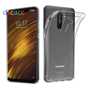 

DSCACC Ultra Slim Crystal Clear Transparent Soft TPU Cover Case for Xiaomi Mi 9 SE Explore Poco F1 Redmi go lite Pro 100pcs