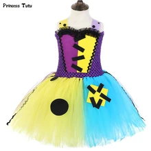 Детское платье-пачка с юбкой-пачкой, детские костюмы на Хэллоуин для девочек, карнавальные праздничные платья на день рождения