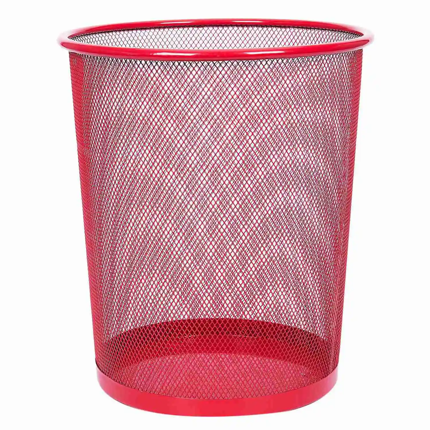 Hot Sale Office Can iron Mesh Waste Bin Wastebasket Rubbish Paper Net