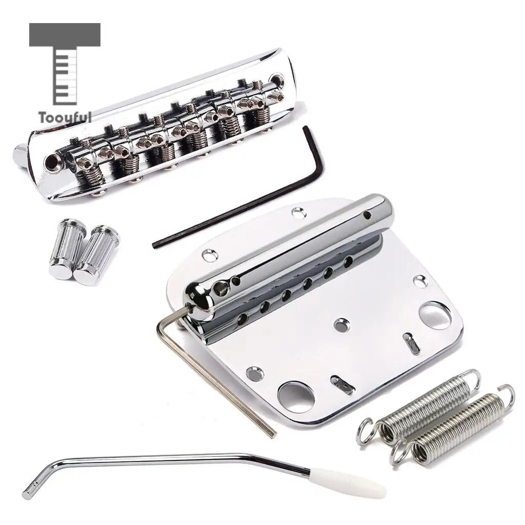 Изысканная 6 струнная гитара Tremolo Bridge комплект задних частей для Jazzmaster