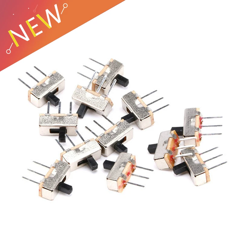 20 шт. мини скользящий выключатель SS12D00 SS12D00G3 3pin 1P2T 2 позиционный