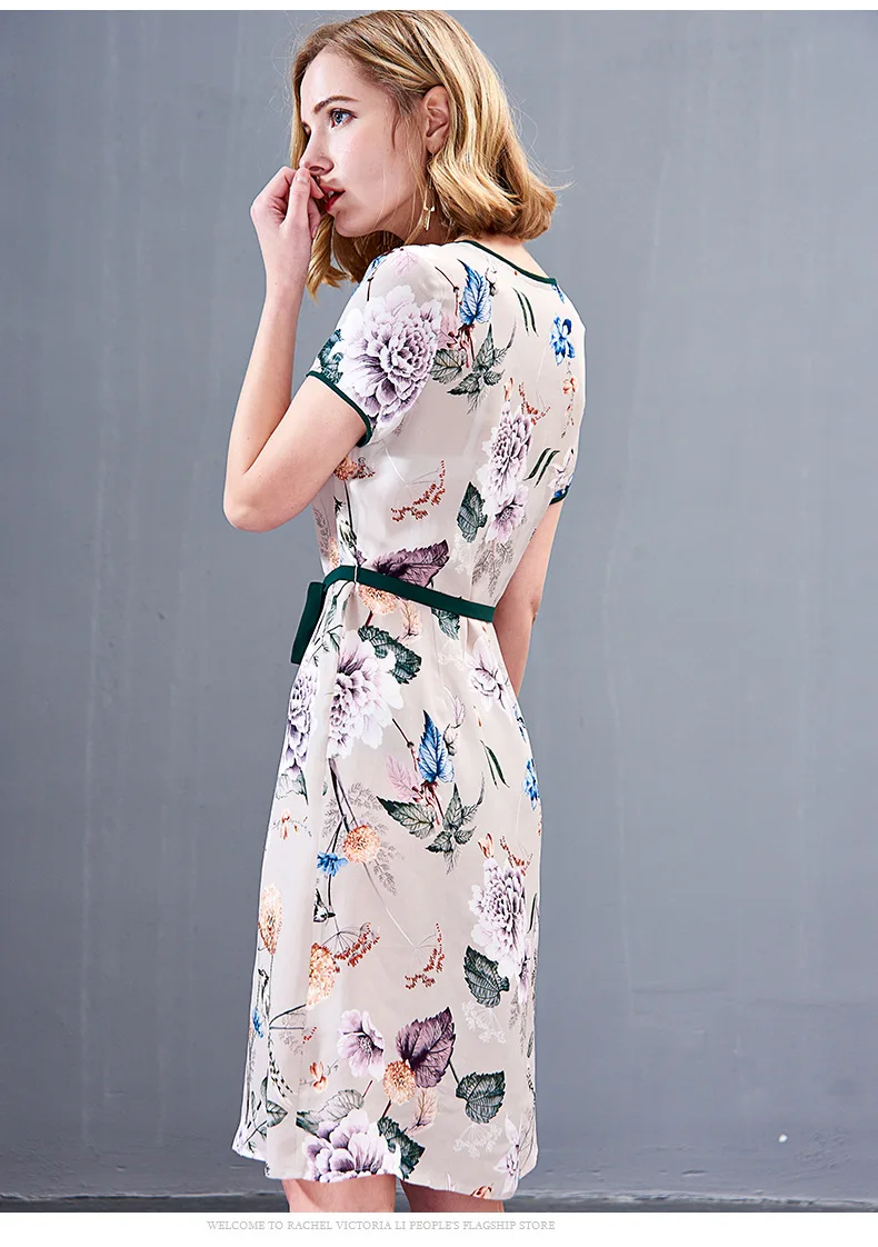 Новинка лета 2019 женское платье в европейском и американском стиле из 92%