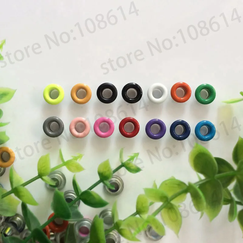 

700pcs Scrapbook Eyelet Metal For Scrapbooking DIY embelishment for homework clothes sewing garment Mixed size for Leathercraft
