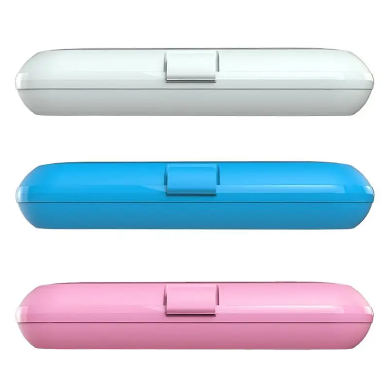 

Solid Color Food Grade PP Electric Toothbrush Box Toothbrush Protection Hard Cover For Travel Camping Home Decoration Box