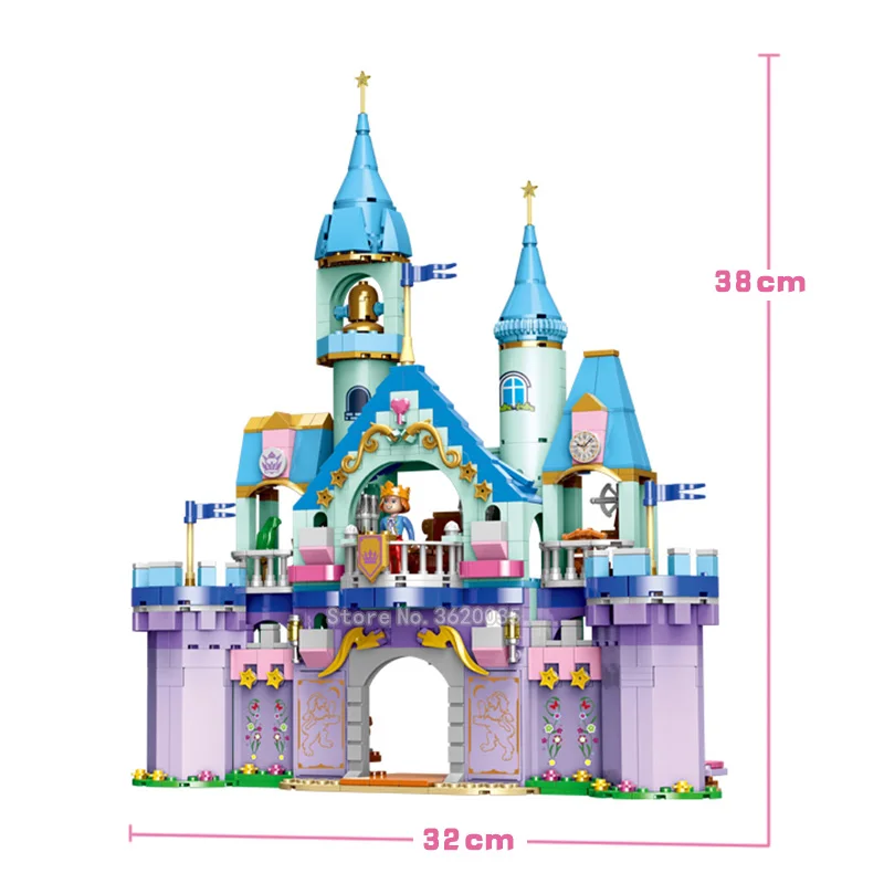 Princess Prince Castle Series Girl Building Blocks Castle Figures Friend Suit Gift For Girl Birthday Present Toys With LEGOingly