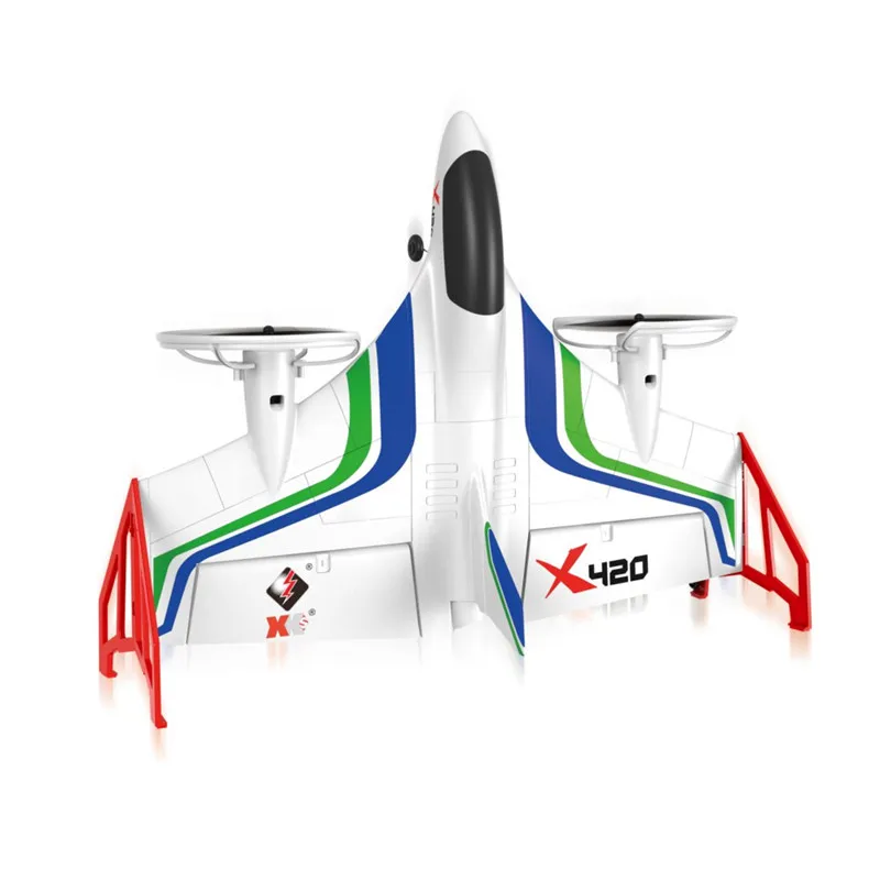 

New XK X420 2.4G 6CH 420mm 3D6G VTOL Vertical Take-off And Landing EPP 3D Aerobatic FPV RC Airplane RTF RC Drone Kids Toys Gifts
