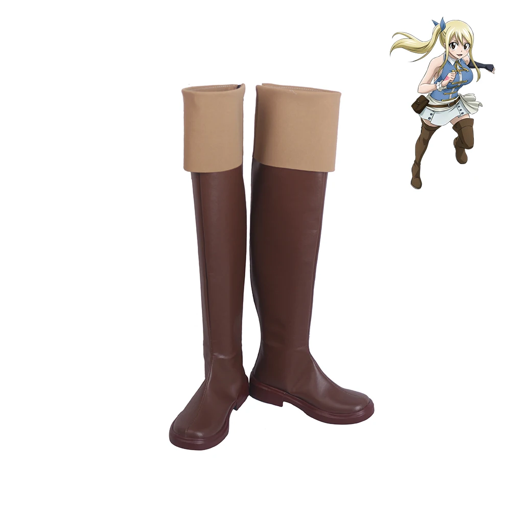 

Fairy Tail Lucy Heartfilia Spirit Cosplay Shoes Women Boots Version 1