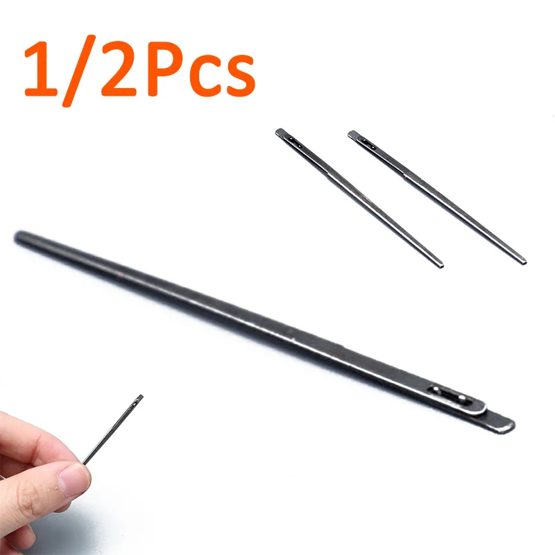 

DIY Leather Craft Work Lacing Craft Tools Hand Sewing Knitting Needle Stitching Double Hole Leather Rope Lace Needles