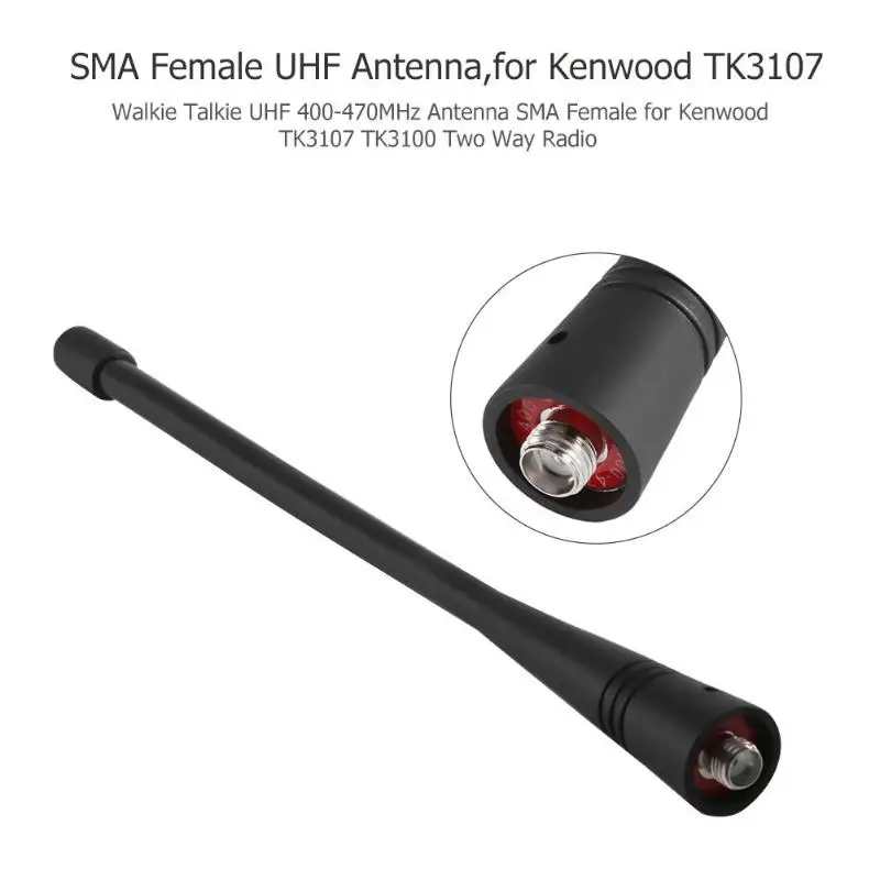 Soft-Antenna Kenwood Walkie-Talkie Dual-Band UHF Two-Way-Radio for TK-260/TK-270 400-470mhz