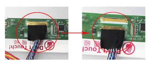 VGA AV LCD LED TV HDMI USB Controller Board display kit For 15.6
