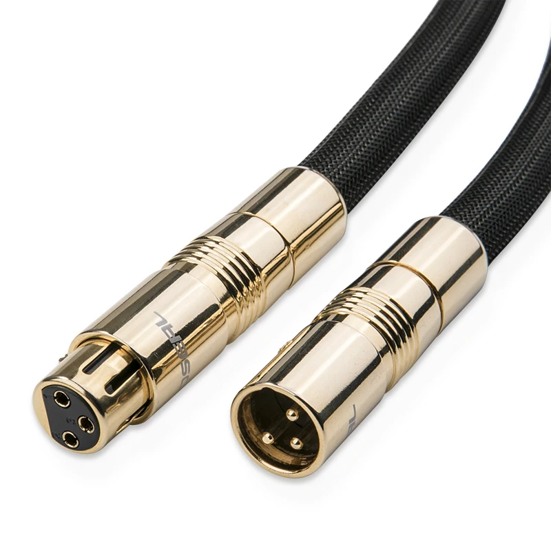 Choseal XLR кабель мужской и женский сбалансированный аудио HIFI одинарный Кристалл