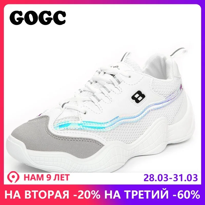 

GOGC Ladies platform sneakers female flat Shoes women slipony woman white footwear Sport Shoes Causal Shoes running shoes G655