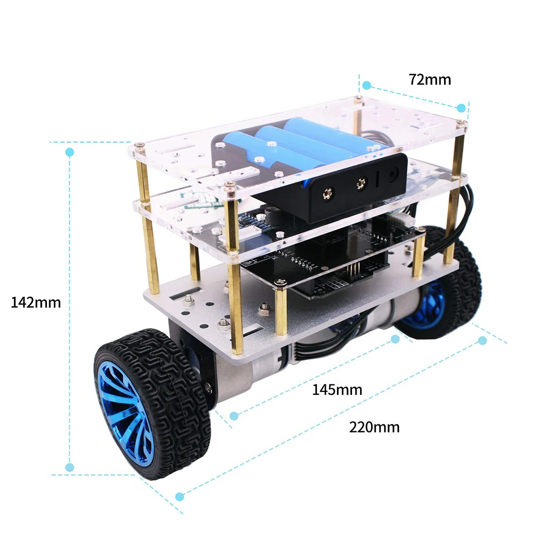 Balance Robot Car Compatible for Arduino Electronics Programmable High Tech Robotics Support C Language Kids Adult