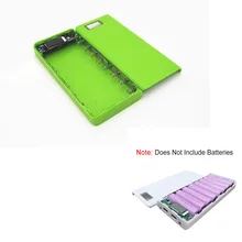DIY 8*18650 Внешний аккумулятор, чехол для аккумулятора, внешний пластиковый внешний аккумулятор, коробка для аккумуляторов, чехол, держатель, цвет, случайная отправка