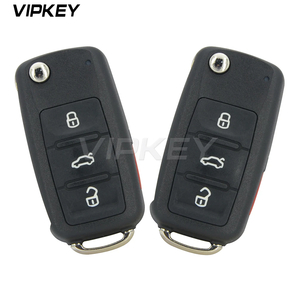 2 шт. дистанционный ключ для VW Volkswagen Beetle Passat Jetta Tiguan GTI Touareg 5K0837202R 3 кнопки с panic 315 МГц