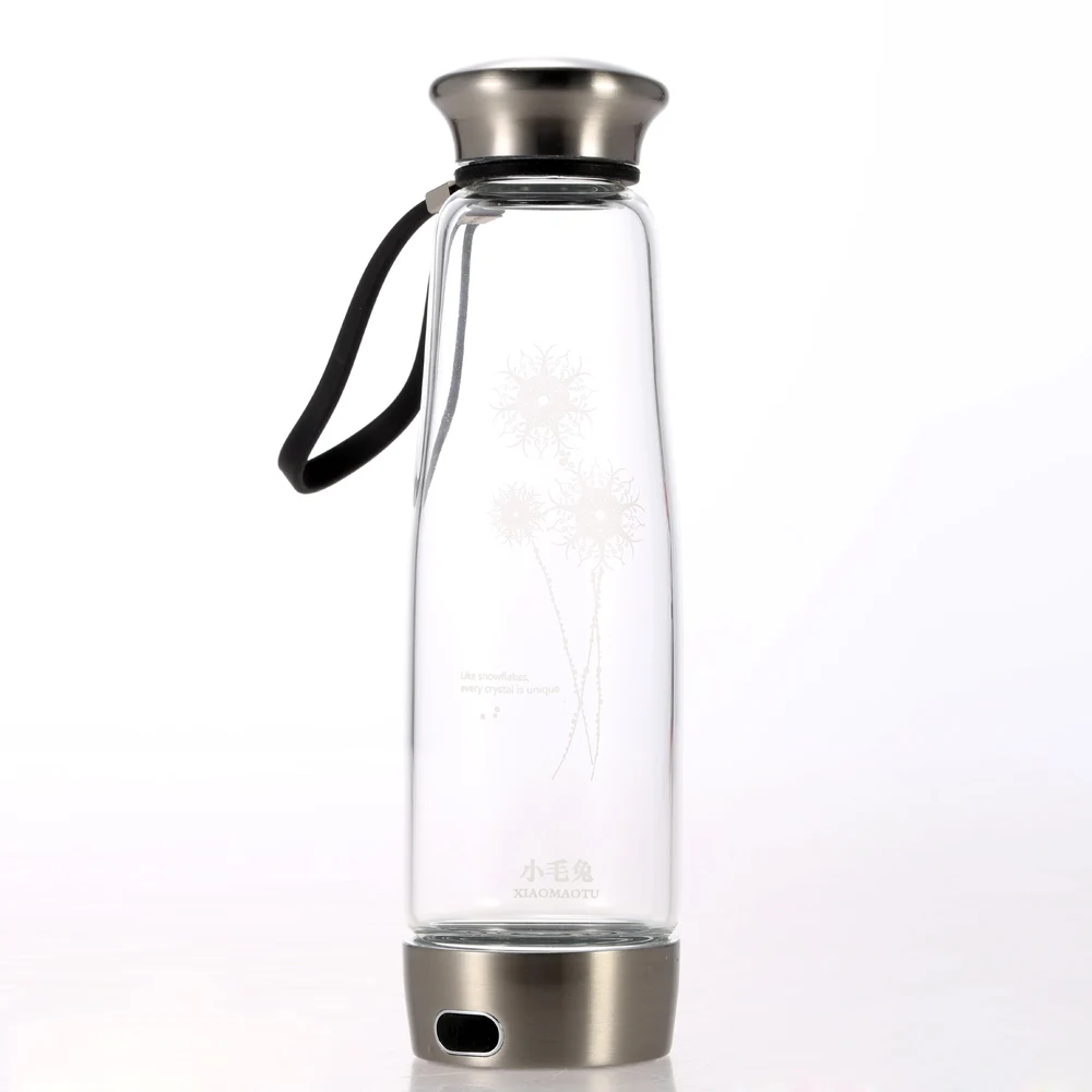 

500ml Intelligent Portable Water Bottle Hydrogen Rich Water Maker Ionizer Generator Anti Aging Water Bottle