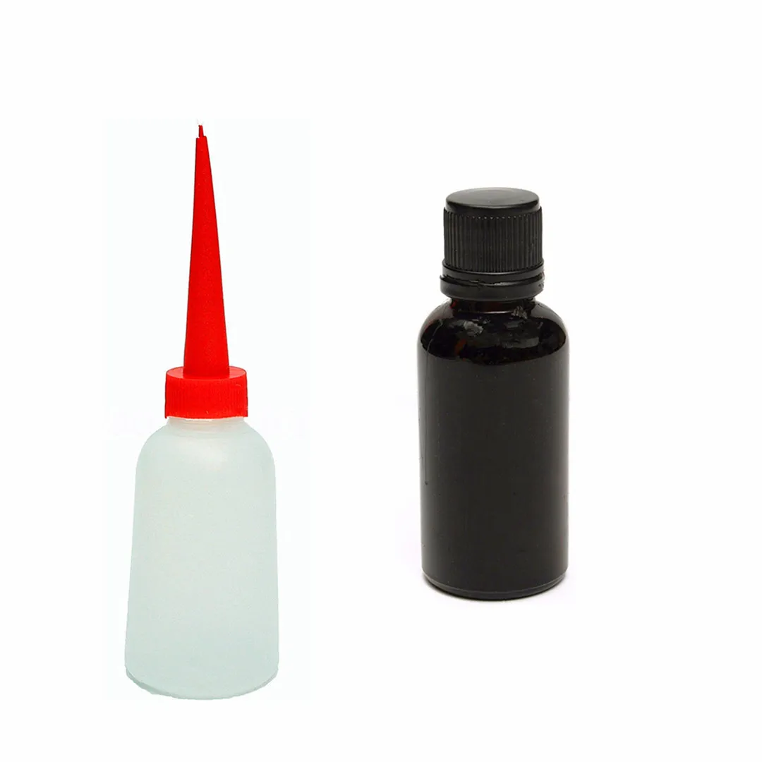 

30ML Black Adhesive Speaker Repair Glue for Rubber Dust Cap Edge Sealer with Empty Bottle DIY Crafts Tool